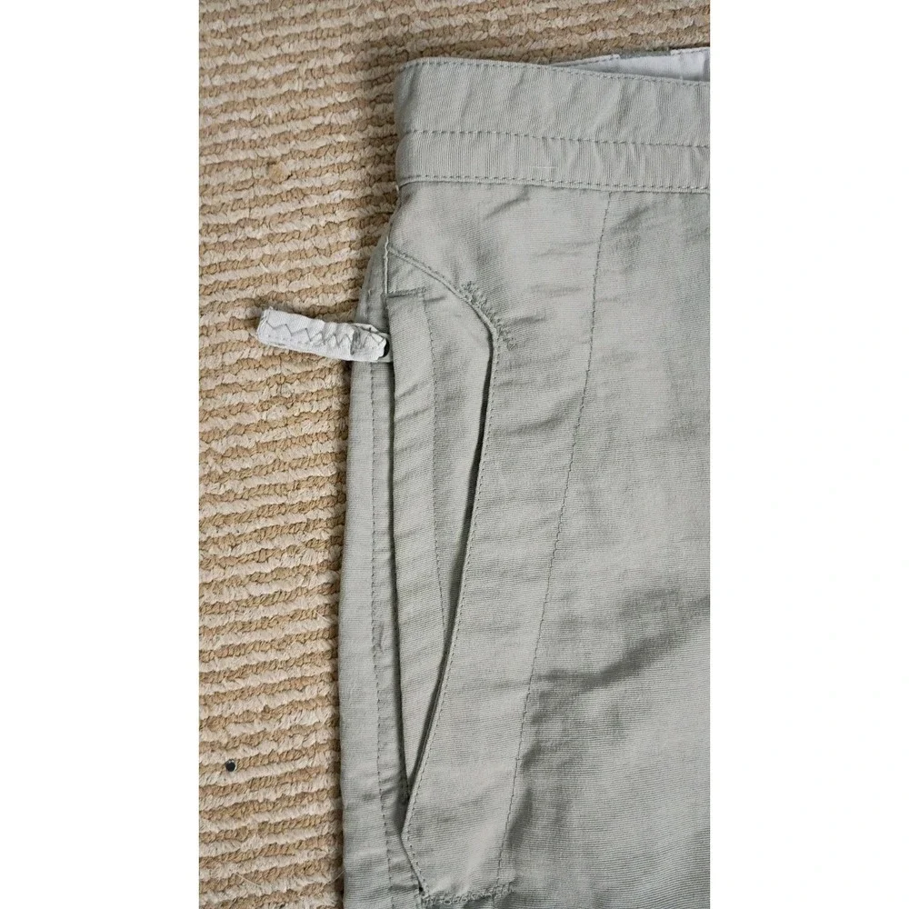 The North Face Vintage Convertible Pants Sz  34  Never Stop Exploring Tan Nylon